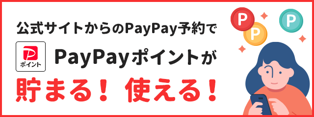 公式ホームページでPayPayポイント貯まる！