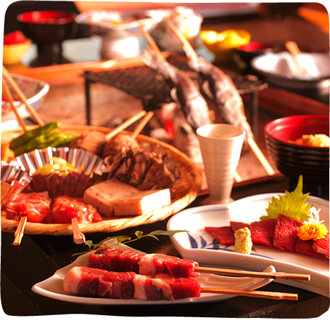 La cuisine au charbon de bois de Hakusan